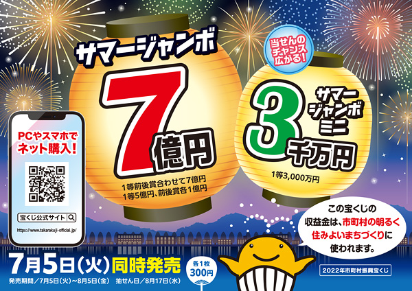 バナー：2022サマージャンボ宝くじ